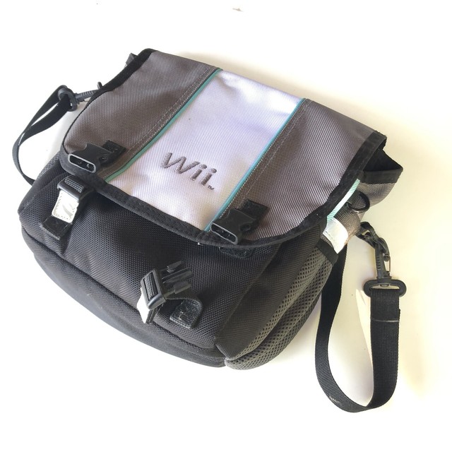Nintendo Wii Carrying Case Messenger Travel Bag With Strap Nintendo eBay
