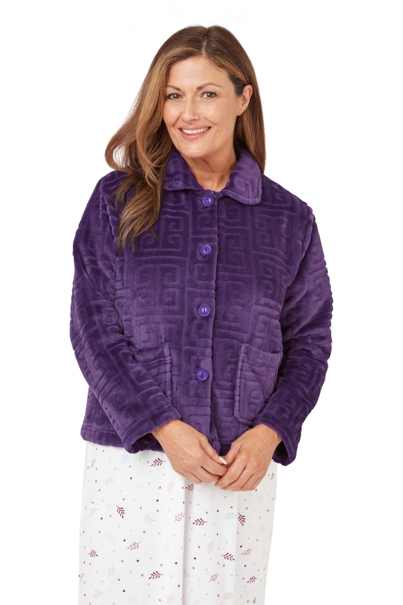 Ladies warm bed jackets clearance