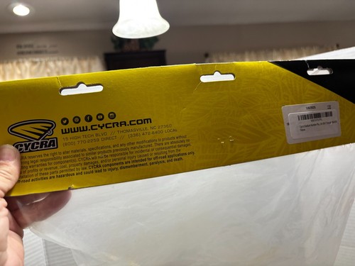 Cycra Stadium Number Plate (Yellow) for 08-17 Suzuki RMZ450 1CYC-0702-55 - Picture 5 of 9