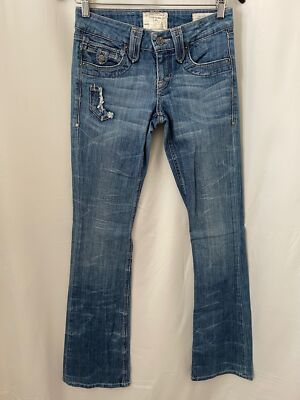 Taverniti Medium-Wash Janis Punk 18 Ripped/Distressed Faded
