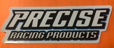 Precise racing products Sticker. Approx Size: 3”x1.15”. *Glossy*. Self Adhesive