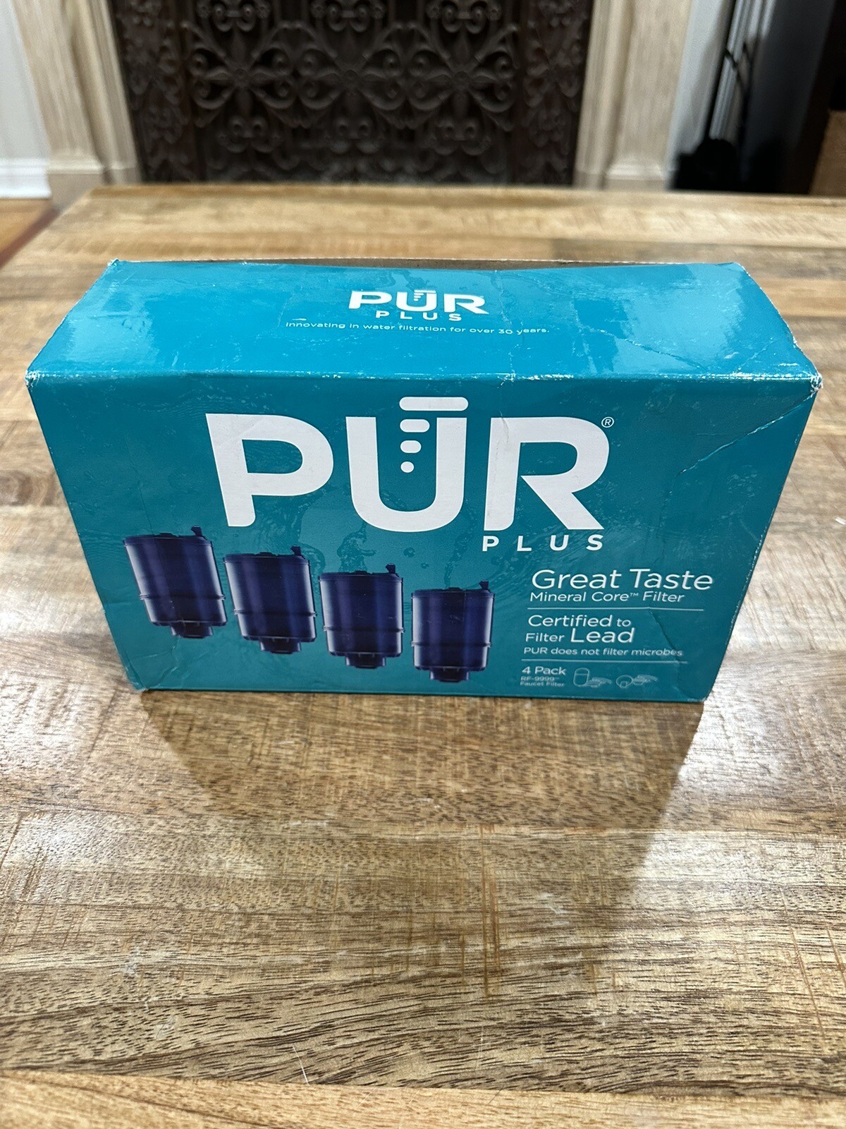 4 Pack Genuine Pur Plus Faucet Mount MineralClear Replacement Filter RF9999 eBay