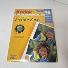 Kodak Premium Picture Paper Ultra Glossy 13x18cm 5x7 30 Prints / 15 Sheets - NEW