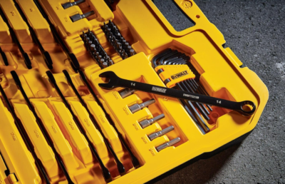 NEW DEWALT Black Chrome Mechanics Tool Set (184-Piece) w/ Hard 
