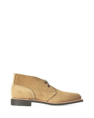 Double Ralph Lauren RRL Mens Beige Powell Chukka Roughout Suede 