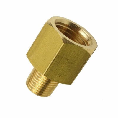 Messing Rohr Adapter  Schiene Gauge Fitting 1/16 NPT männlich x 1/8 weiblich 1pc