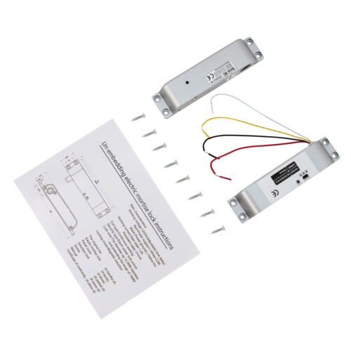 Elektrisches Schloss Drop Bolzenschloss Fail Safe DC 12V für Türzugangskontrolle - Bild 20 von 21