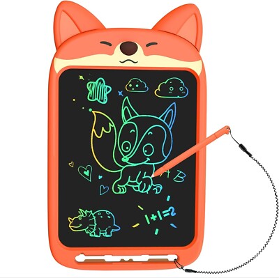 LCD Writing Tablet 10 Inch, Colorful Doodle Board Drawing Tablet, Toys for 3 4 5
