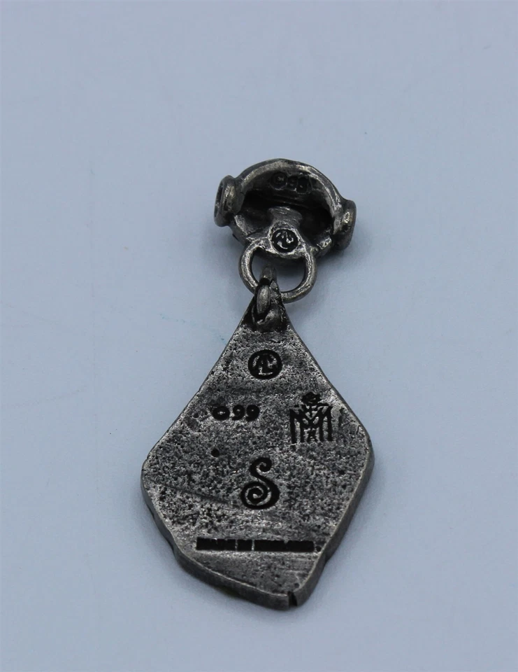 Colgante Pájaro de Fuego Maya De Colección 1998 Espíritu de Alquimia Peltre Inglés Sin Collar Foto 2 de 3