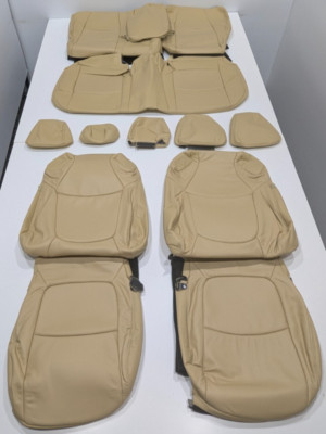 For Toyota RAV-4 LE XLE Hybrid 2019-2025 Rav4 Tan Leather Seat Covers T260