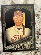 2018 TOPPS ALLEN GINTER X BASEBALL BASE CARD HOUSTON ASTROS BRIAN MCCANN #125