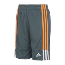 adidas Big Boys Mid Rise Adjustable Waist Pull-On Short, X-large 18-20 , Gray