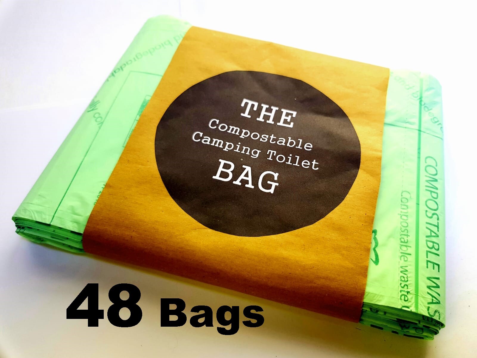 Compostable Camping Toilet Bag Liner Only LIVIVO Caravan RV Hiking