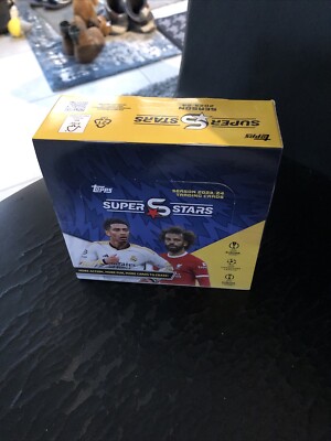 Topps Football Super Stars 2023/24 Trading Cards - Display + 1 x Hanger Box