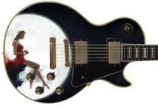 Guitar Skin Axe Wrap Music Re-skin Pandora's Infinite Moon Dream Box 932