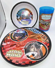 Star Wars The Phantom Menace Plate Bowl Cup Zak Designs Anakin Sebulba Podrace