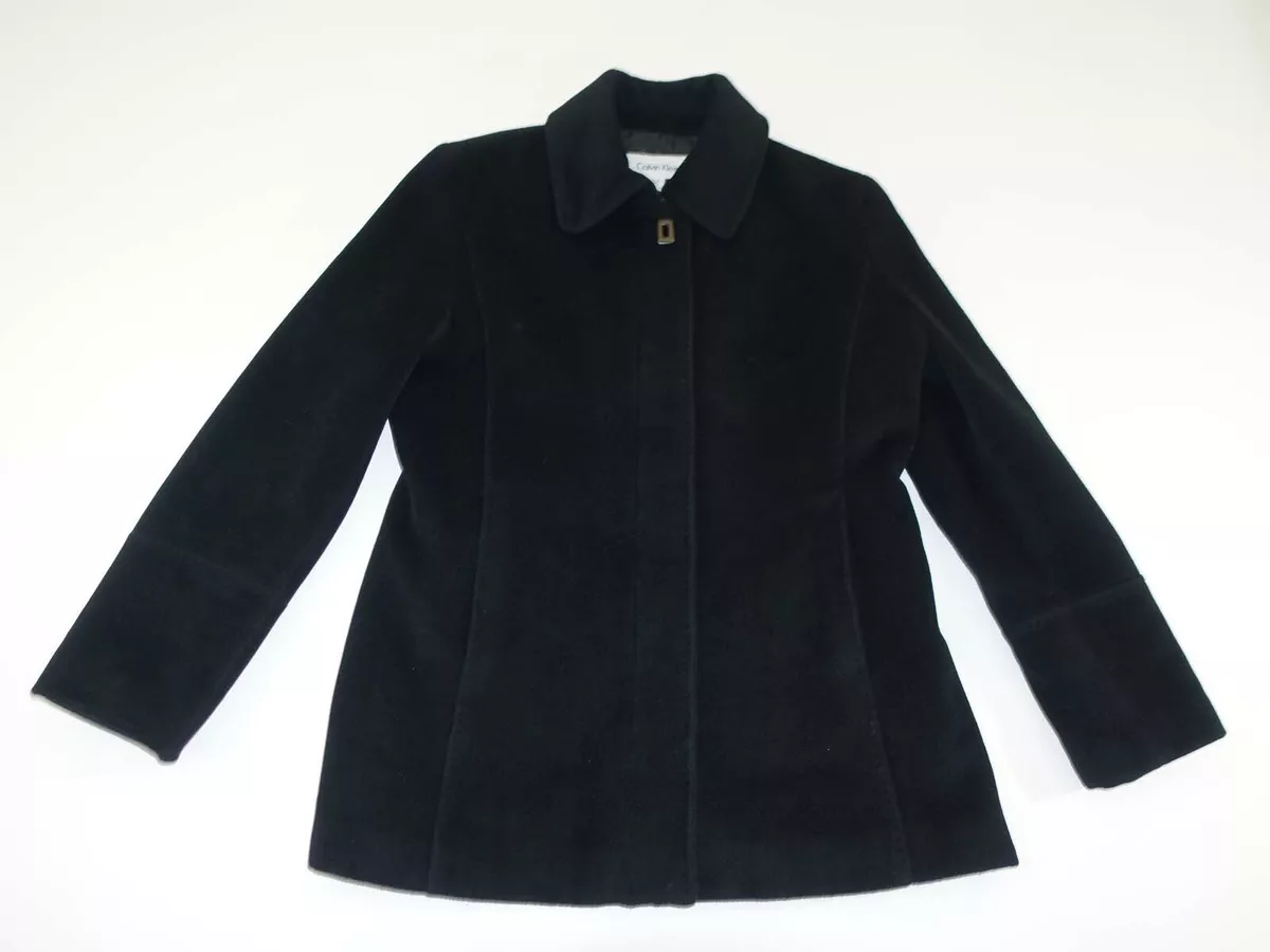Calvin klein deals angora wool coat