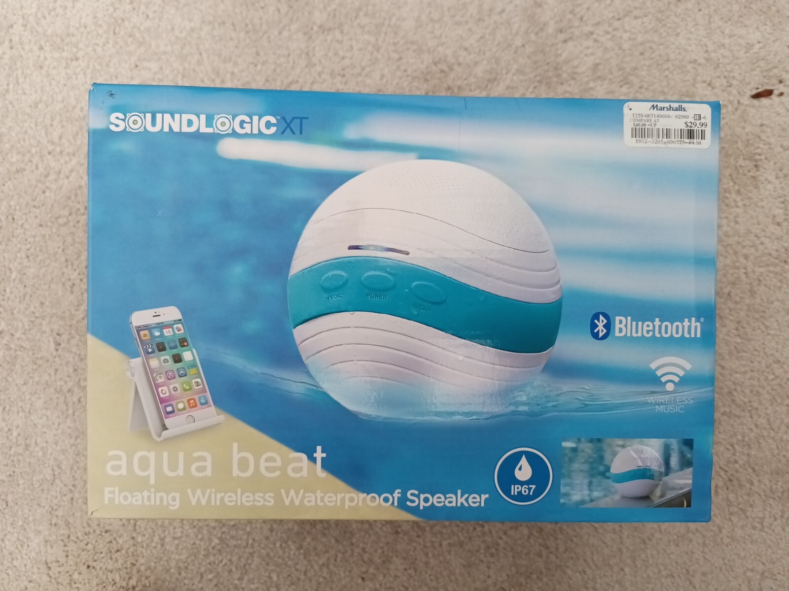 Sound Logic XT Wireless Waterproof Speaker Excellent Condition-image