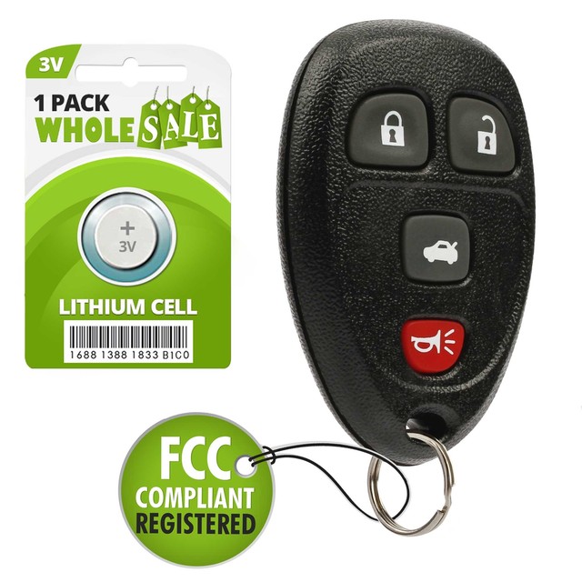 Replacement For 2005 2006 2007 2008 2009 2010 Pontiac G6 Key Fob Remote