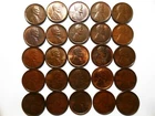 1/2 Roll (25 Coins) of 1909-P (V.D.B) Higher Grades *BU, AU or XF* Lincoln Cents