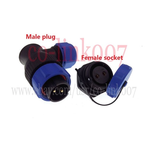 SP21 2 - 15 Pin Wasserdichter Steckerwinkel, IP68 WEIPU SP2116/P2 SP2112/S2 - Bild 14 von 15