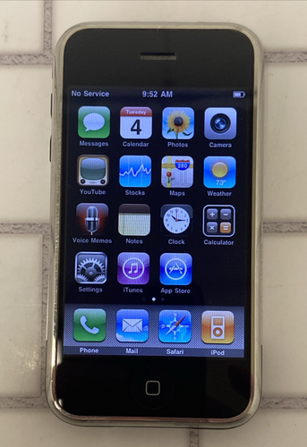 APPLE IPHONE 8GB MA712LL NERO AT&T *TESTATO - Foto 5 di 16