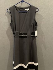 calvin klein dress 8 new Black Sleeveless Work/Evening