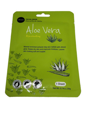 CELAVI 1 sheet facial face mask ALOE VERA