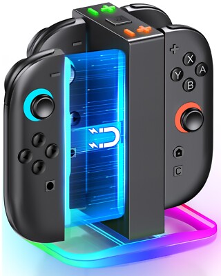 Fast 2H Controller Charger for Switch 2 Joy Con Charger Station Accessories