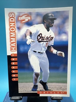 1998 Score Jeffrey Hammonds #208 Baltimore Orioles B182