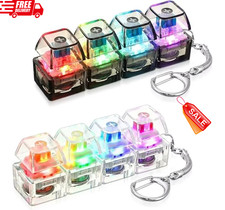 Keyboard Fidget Toys for Adults Keyboard Clicker with LED Light Keychain Fidget