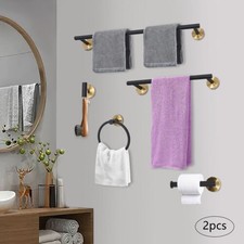 10 PCS Bathroom Hardware Set Stainless Steel Bathroom Accessory Set Towel Racks