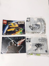 LEGO Star Wars Bounty Hunter Pursuit 7133 In 2002 Used Comp W/Manual & Box