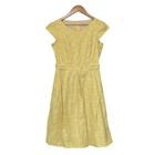TOCCA Embroidered Dress, Size 0, Yellow Women USED