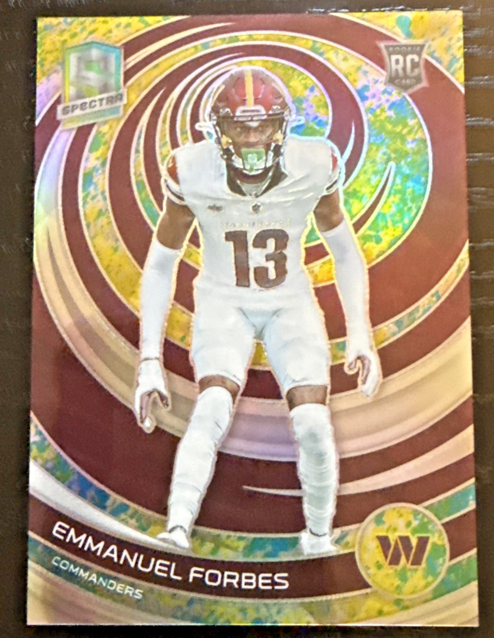 Emmanuel Forbes Panini Spectra #122 Neon Splatter