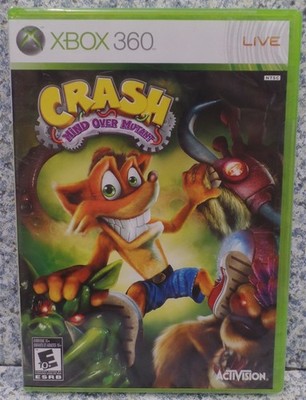 Video Game XBOX 360 Crash Mind Over Mutant #3 NEW SEALED Tear in plastic top rgt