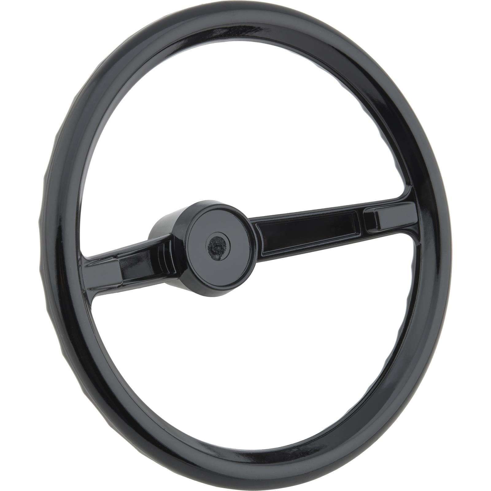 Plastic Steering Wheel, Black