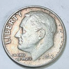1962 D Silver Roosevelt Dime - 90% Silver - Circulated Coin  #5490