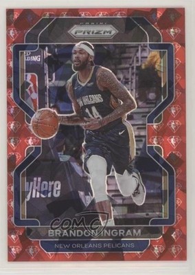 2021-22 Panini Prizm NBA 75th Anniversary Diamond 69/75 Brandon Ingram #9 0q60