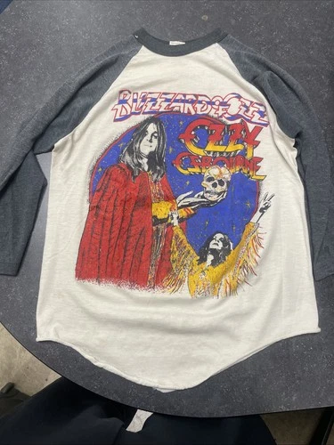 Ozzy Osbourne Blizzard Of Ozz concert Tour T Shirt M Vintage vintage concert t-shirt, vintage, single stitch, B+ condition