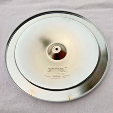 66-72 Chevelle Open Element Air Cleaner Chrome Lid Silk Screen Repro Beaded Edge