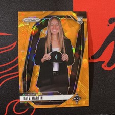 2024 Panini Prizm WNBA 148 Kate Martin Ice Orange Prizm Las Vegas Aces RC NM