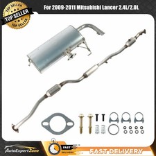 Fits 2009-2011 Mitsubishi Lancer 2.4l2.0l Cat Converter Res Rear Muffler Epa