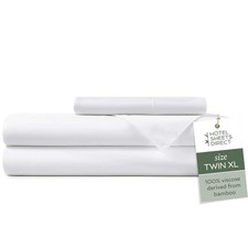Hotel Sheets Direct 3 Piece Bed Sheet Set Twin XL Size, 100 Viscose Derived fro