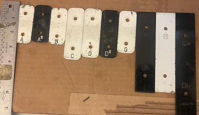 Vintage Bells Chime Bars Glockenspiel Percussion Crafts Healer Yoga Wind Chimes