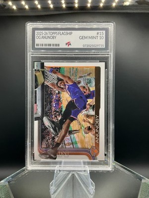 2025-26 Topps Flagship #15 OG ANUNOBY NY Knicks GRADED GEM MINT