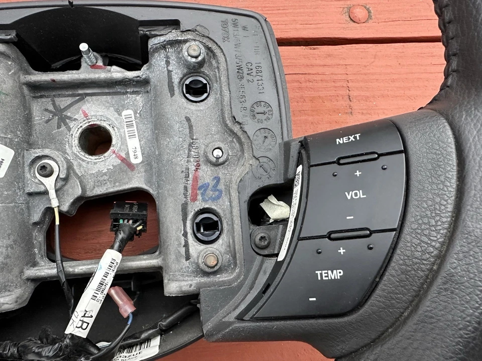 Ford Crown Victoria Grand Marquis 2005-2011 volante de cuero OEM *LEER* Foto 4 de 4