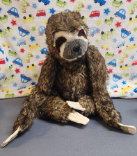 Melissa and Doug Stuffed Sloth Doll 16" Plush 8808 Claws Toy Animal Stuffy