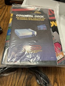 Nintendo NES Control Deck Console Complete In Box CIB Controllers Power READ