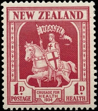 New Zealand MLH VF Scott #B7 stamp